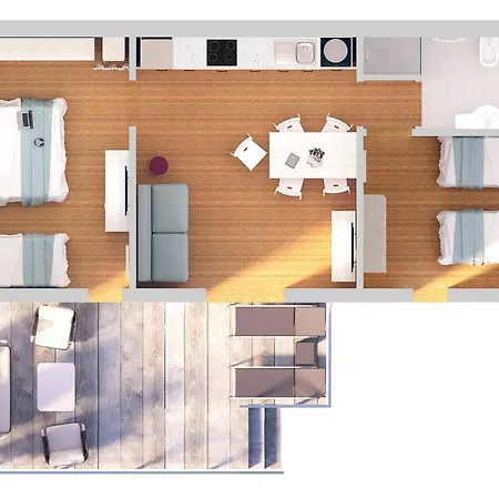 Chalet Bungalow Leccio Trilocale 4 Pax *